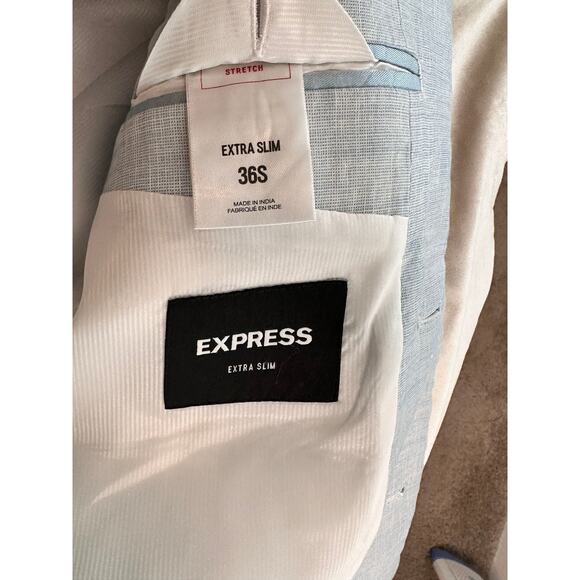 Men Express Extra Slim Fit Blazer - Picture 3 of 7